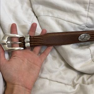 Genuine leather Alabama belt